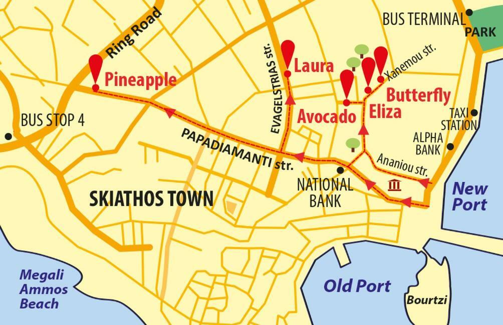 Pineapple Skiathos Екстер'єр фото